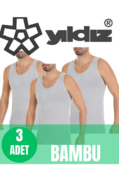 murays Star Men's 3-Pack Organic Bamboo Undershirt