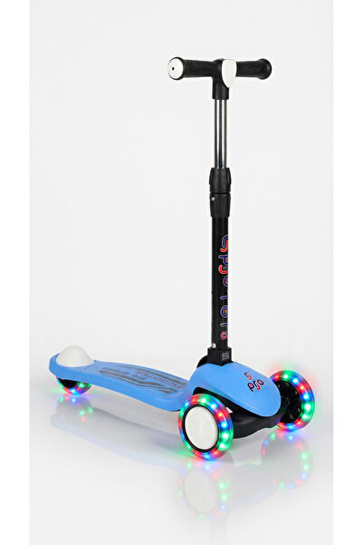 PRO Toys Işık/Ledli Üç Teker Yükseklik Ayarlanabilir ve Katlanabilir Fren Sis...