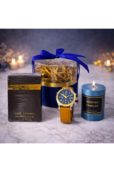 velve Set elegant Strong Vibe,Parfum Ramz Lattafa 30ml,Ceas Analog casual si ...