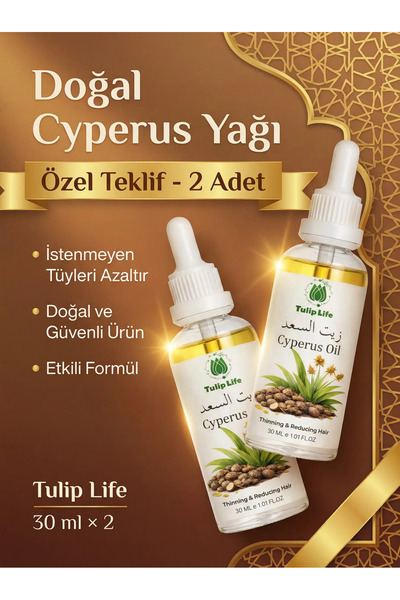 Tuliplife Tüy Azaltıcı Dökücü Öneleyici Incetici Saad Oil ( Cyperus Rotundus ...