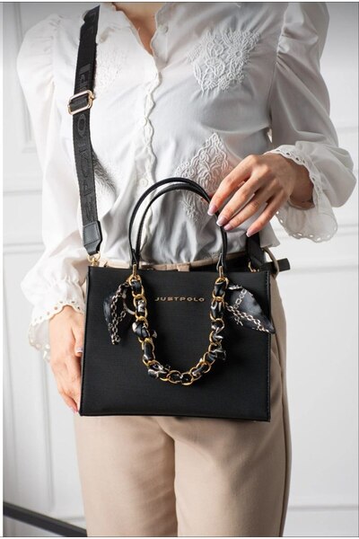 Just Polo justpolo kadın siyah omuz ve çapraz çantası