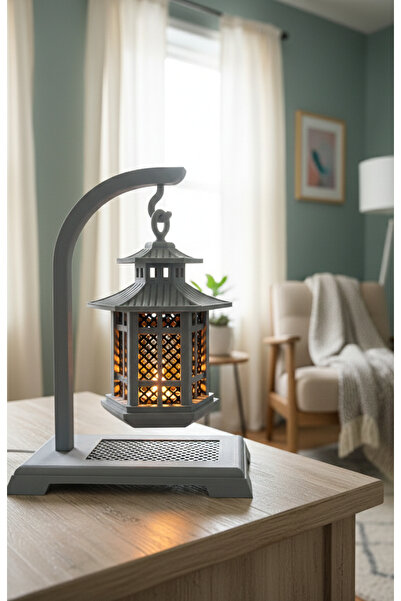 BRNTECH Japon Tarzı Dekoratif Fener | 3D Baskı Bahçe ve İç Mekan Aksesuarı