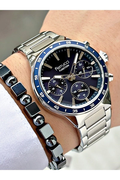 Ferrucci Function FCF.03285FM.03 Steel Cord Men's Wrist Watch