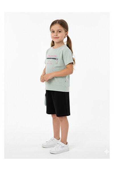 VOY KİDS Λεπτομερής σετ φερμουάρ και τσέπη φορτίου 6-7-8-9-10 ετών