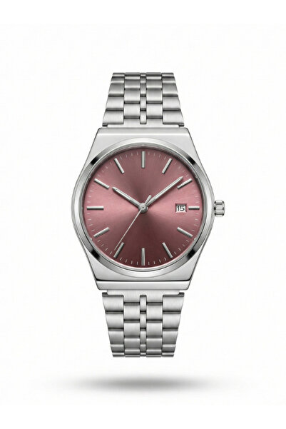 Leerybee Klasik Çizgi Metalik Kordon Minimalist Unisex Saat