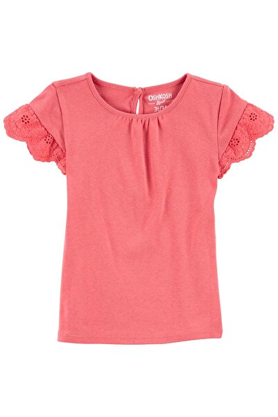 OshKosh Little Girl's Short Sleeve T-shirt Pink