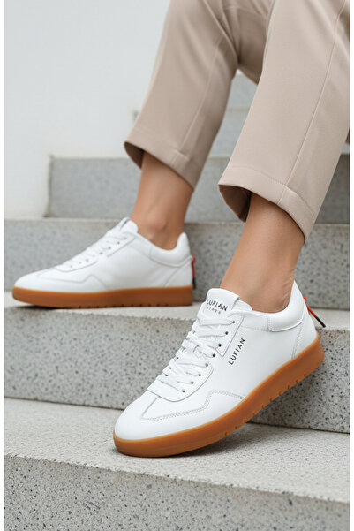 Lufian Luana Kadın Sneaker Deri Günlük Ayakkabı Beyaz