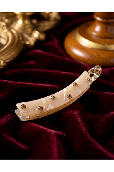 endiell since 2024 Desenli taşlı muz toka, sedefli muz toka, taşlı muz toka