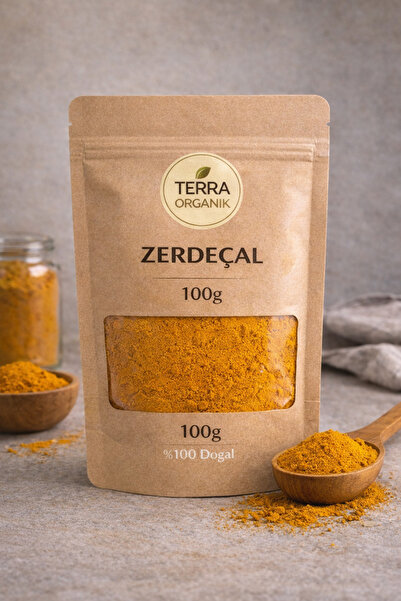 Terra Organik Zerdeçal Toz (TAZE,KATKISIZ) 100gr