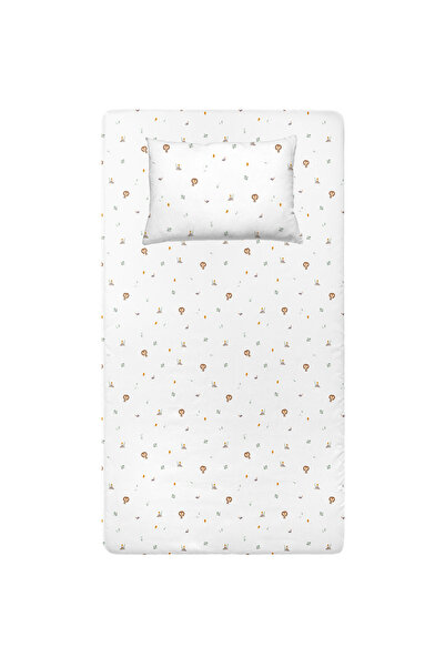 Casadora Baby طقم ملاءات سرير مطاطية من الساتان القطني 100% من سيمبا - 100x20...