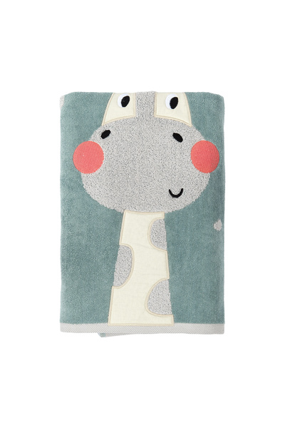 Casadora Home Fashion Πετσέτα Καμηλοπάρδαλη Ζακάρ, Κεντημένη από Βαμβακερό Βε...