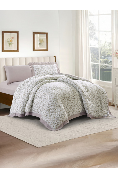 Doona طقم لحاف مفرد مكون من 4 قطع - يناسب سريرًا بمقاس 140×200 سم، قابل للعكس...