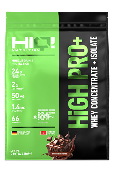 HIQ NUTRITION HIQ High Pro+ 2 Kg BROWNIE FLAVORED