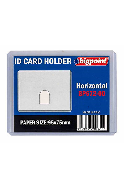 Bigpoint حافظة بطاقات شفافة 95x75 ملم × 10 قطع