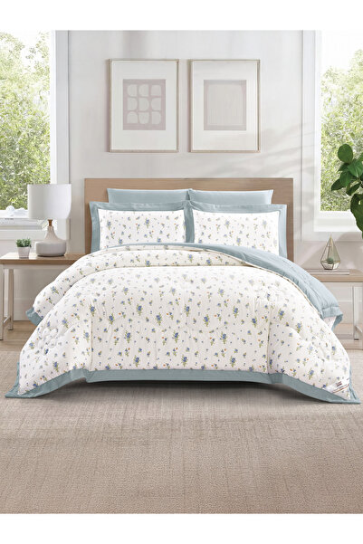 Doona 6Pcs King Comforter Set – Fits 200×200cm Bed Reversible Printed with So...