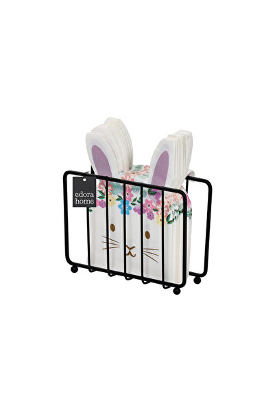 Edora Home Black Cage Napkin Holder Napkin Stand Cafe Restaurant Hotel Decora...
