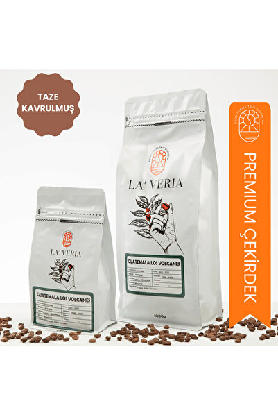 Laveria Guatemala Los Volcanes Espresso Kahve Çekirdeği 250 g – Yoğun Çikolat...
