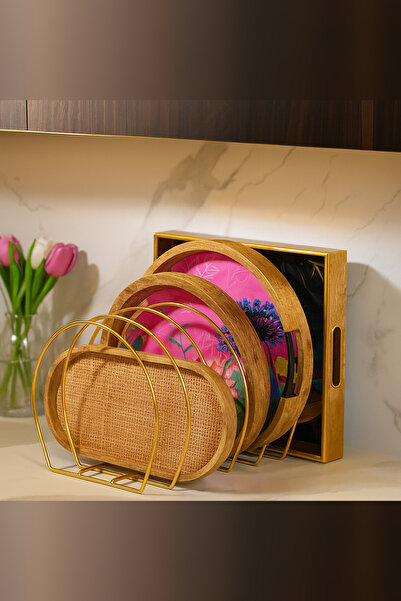 Edora Home ALTIN Tava, Tepsi, Tabaklık-Metal Paslanmaz