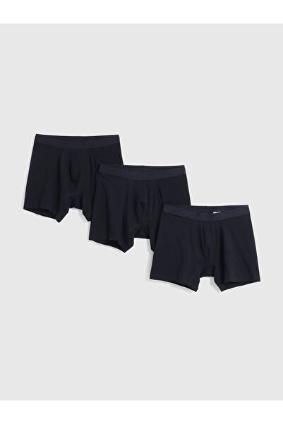 GAP Erkek Lacivert Logo Boxer Seti (3'lü)