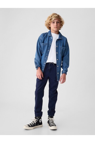 GAP Erkek Çocuk Lacivert Everyday Washwell™ Jogger Pantolon