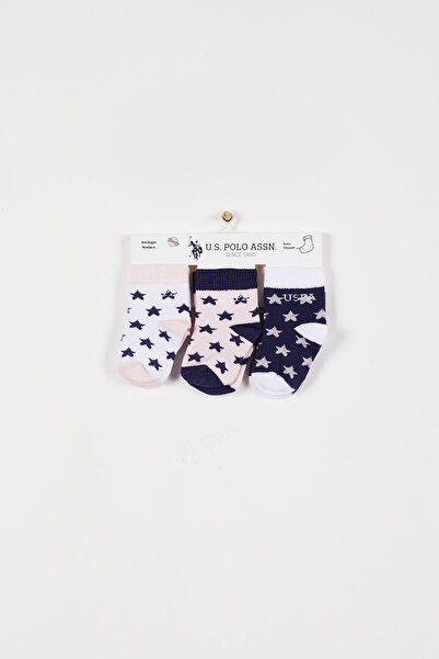 U.S. Polo Assn. U.S. Polo Assn Bebek Kız Bebek Lacıvert Çorap