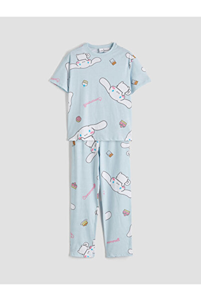 LC Waikiki طقم بيجامة بناتي مطبوع عليه سينامورول من UZG STORE من ستايل شايبير...