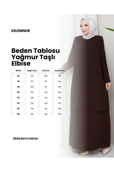 ESLEMNUR ROCHIE DE MAMĂ CU PIETRE DE PLOAIE