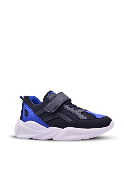 kids A more Тъмносини спортни обувки за момчета - с велкро и ластик