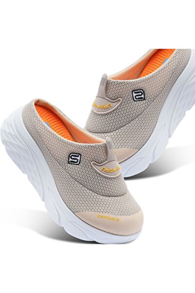 sandal spor Kadın Dolgu Taban Ortopedik File Sabo Doktor Hemşire Hastane Aşçı...