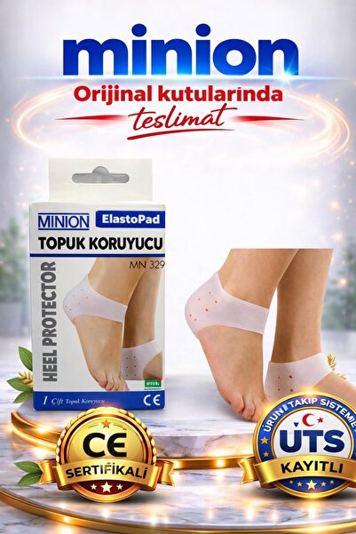 Minion Topuk Arkasi Koruyucu Ayakkabı Vurma Önleyici Topuk Çorabı