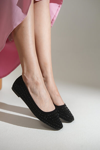 Capone Outfitters Karla Kadın Taşlı Babet