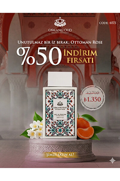 Osmanlı Oud Ottoman Rose EDP 85 ML Unisex Parfüm – Çiçeksi Meyvemsi – 4075
