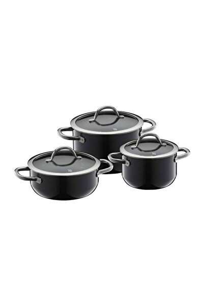 WMF Fusiontec Cookware Set 3 Pieces Black