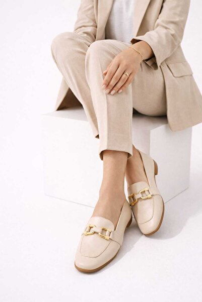 Slipcat Ženske cipele sa dvostrukim okom Sa detaljem kopče Baletanke Lagan ud...