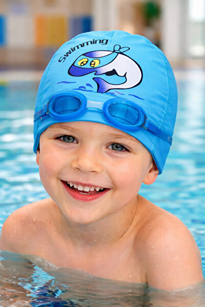 EBRULİ BUTİK06 Παιδικό βρεφικό σκουφάκι κολύμβησης