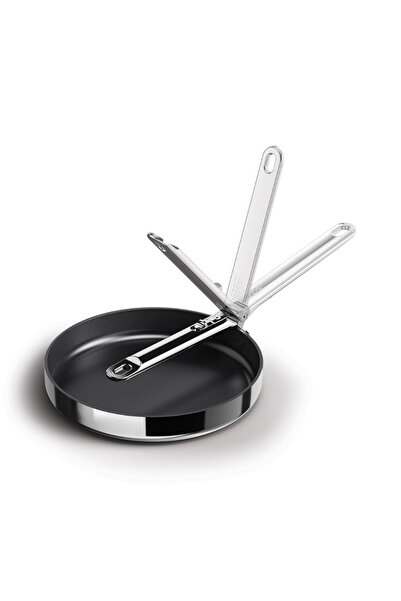 Joseph Joseph Space 3 Layer Stainless Steel Ceramic Coating Frying Pan 24 cm