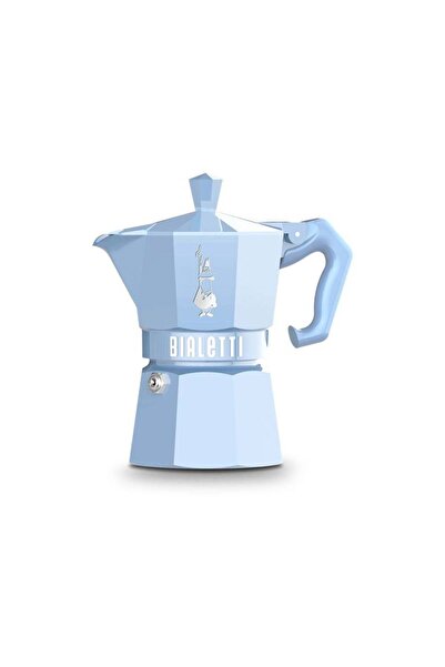 Bialetti Moka Pot Exclusive 6 Cup Açık Mavi