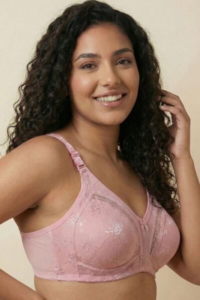 enmodaiçgiyim Sutien roz de susținere, fără burete, fără balene, fără cusătur...