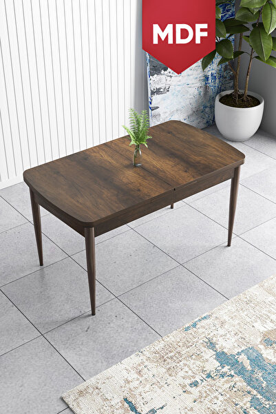 Canisa Han Serisi, 70x114 Açılabilir Mdf Barok Ahşap Desen Yemek Odası Masası