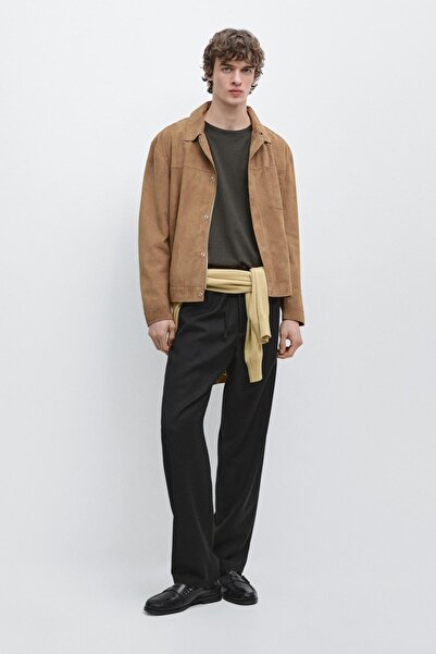 Massimo Dutti Rahat kesim yün pantolon