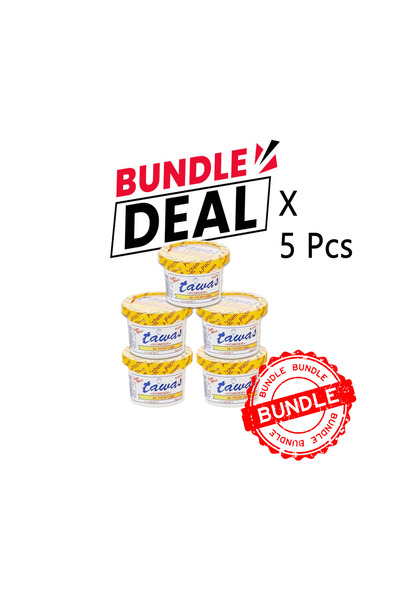 tawas powder أصفر 50 غرام × 5 قطع