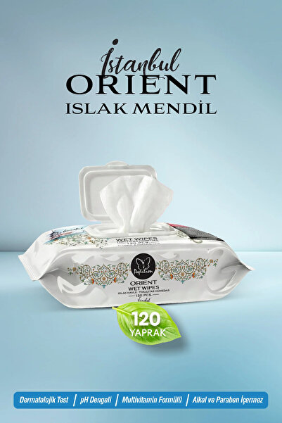 Papilion İstanbul Orient Islak Mendil 120 Yaprak Nazik Dokunuş Kalıcı Ferahlık