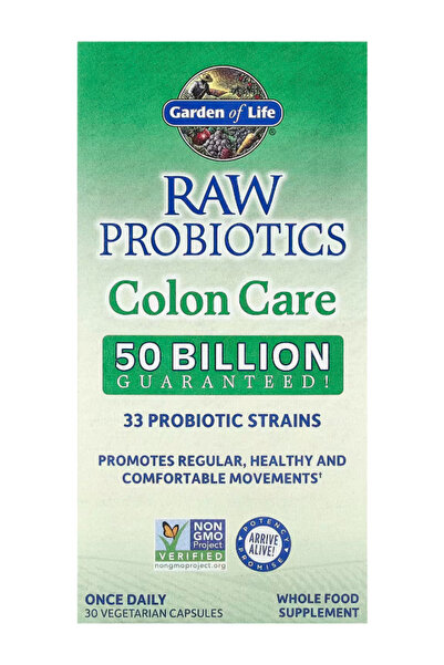 GARDEN OF LIFE Probiotics for Women and Men - Raw Probiotics Colon Care 50 Bi...