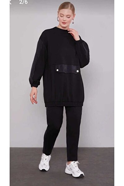 Levidor Siyah Sparklin Garni Takım