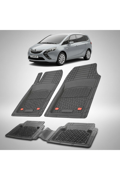 TEAMCAR Covorașe auto compatibile pentru Opel Zafira C MPV 2011-2019 |   Negru