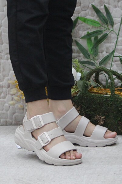 lumberjack Sandale de damă din cauciuc Eva Lumas bej