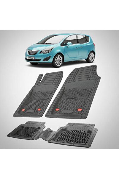 TEAMCAR Covorașe auto compatibile pentru Opel Meriva B MPV 2010-2017 |   Negru