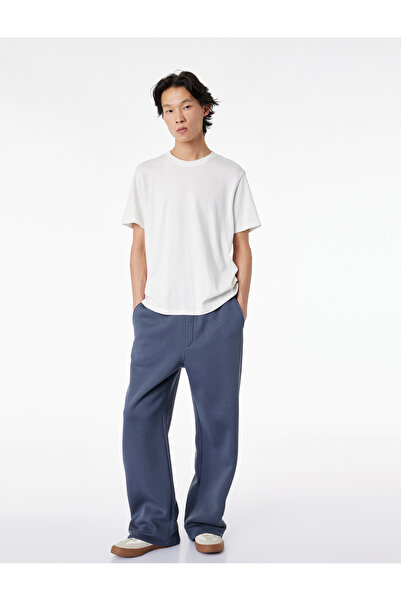 Koton Comfortable Fit, Lace-Up Waist, Sweatpants with Raised Pockets