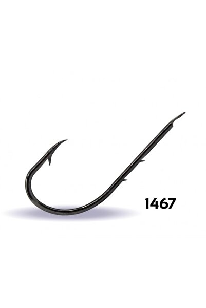 YOUVELLA 1467 Tırnaklı Uzun Papağan Olta İğnesi 100'lü Kutu Black Nikel