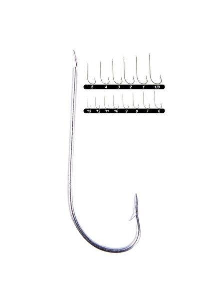 YOUVELLA 1307 Palalı Çapraz Olta İğnesi 1.000'li Paket Galvaniz